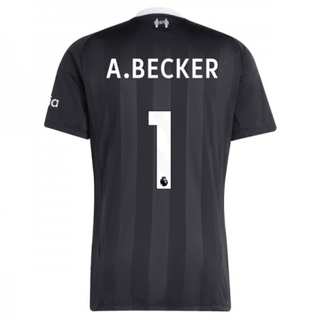 Liverpool A. Becker 1 Målmand 2025-26 Sort - Fodboldtrøjer (S/S)